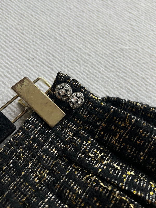 CC 25 Set Tweed Black Polyester Wool 289987