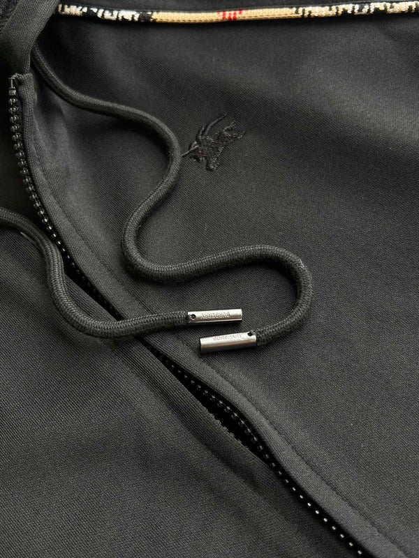 Bur 25 Hooded Suit Black Cottoon 300073