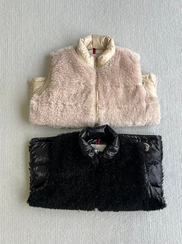 Moncler 25 Down Vest Wool And Polyester 300046