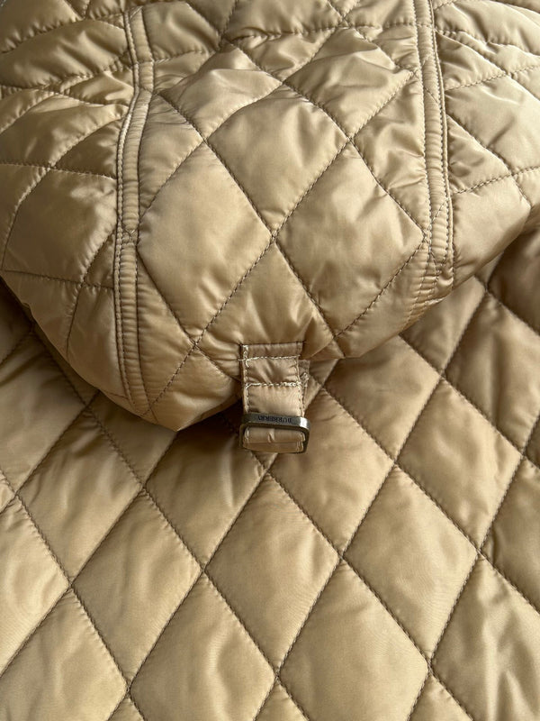Bur 25 Quilted Jacket Dark Beige Polyester 300087
