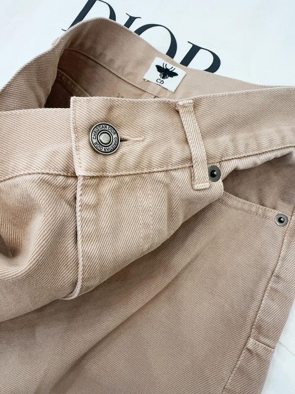 Jeans dritti CD 25 in cotone rosa fumo