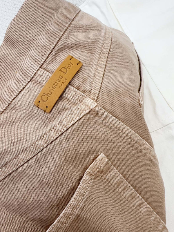 Jeans dritti CD 25 in cotone rosa fumo