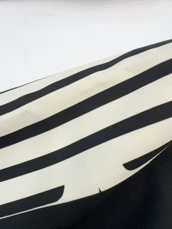 CD 25 Suspender Skirt Black Beige Silk Wool