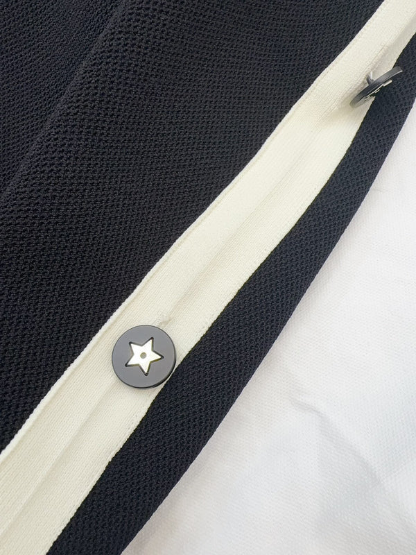 CD 25 Abito in maglia di cotone nero