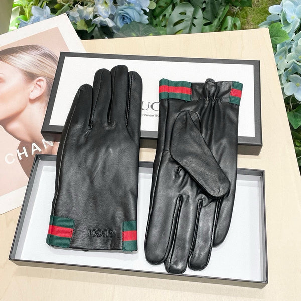 TOUCHSCREEN GLOVES WITH WEB IN BLACK SHEEPSKIN 464982