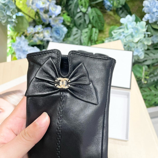 GUANTI IN PELLE DI AGNELLO NERA 464983