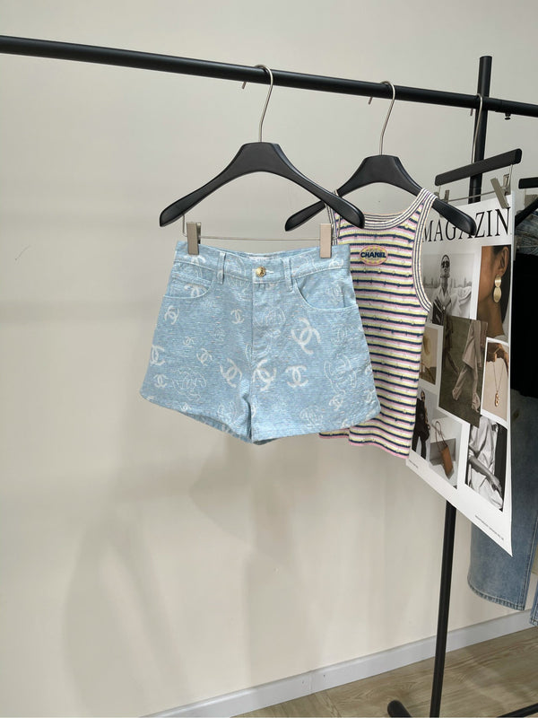 CC Short Light Blue Demin Cotton 233616