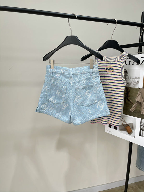 CC Short Light Blue Demin Cotton 233616