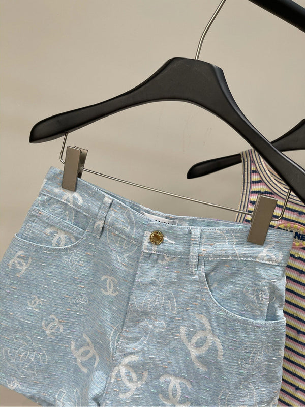 CC Short Light Blue Demin Cotton 233616