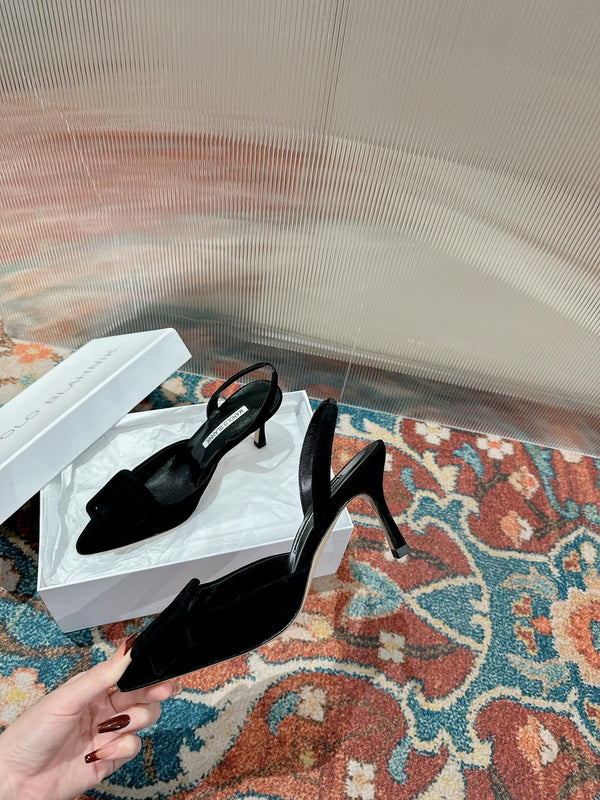 maysale 70 black suede calfskin