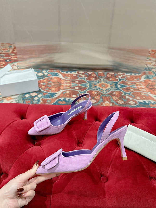 maysale 70 purple suede calfskin