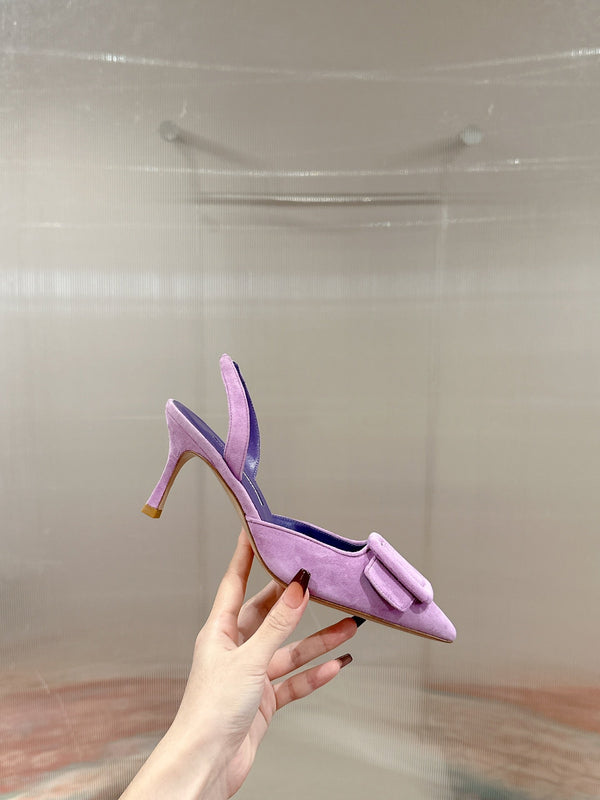 maysale 70 purple suede calfskin