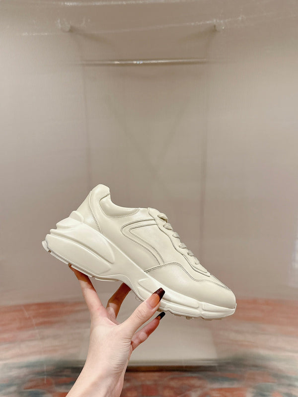 GG RHYTON TRAINER WHITE CALFSKIN