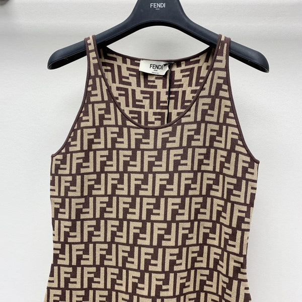 Fendi 25C Jacquard Midi Dress 228194