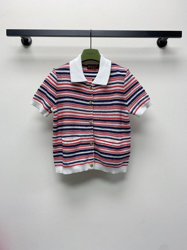 Gucci 25C Polo in lana fine 228202