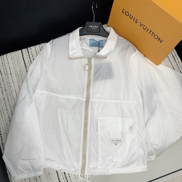 Prada 2025 Thin Jacket White Polyester 244083