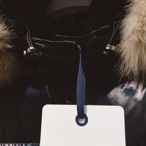 Moncler 25 Long Down Jacket Glossy Black Polyester 289151