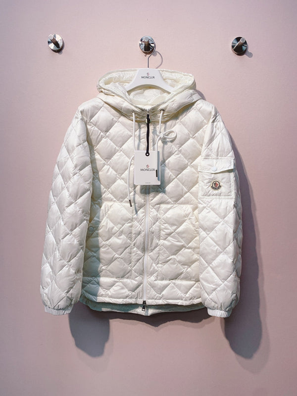 Moncler 25 Diamond-Patterned Down Jacket 301627