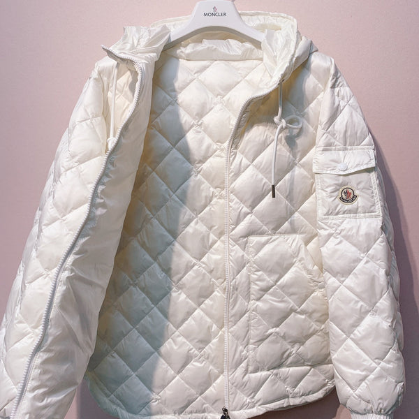 Moncler 25 Diamond-Patterned Down Jacket 301627
