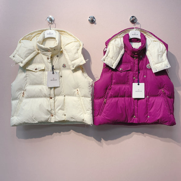 Moncler 25 Stand-up Collar Vest Polyester 296080