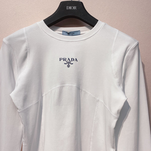 Prada 25 Long-sleeved T-shirt Cotton 296096
