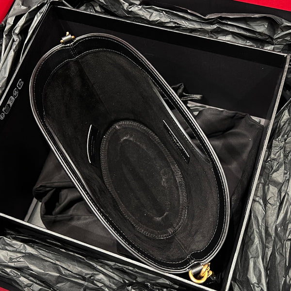 YSL Celia Mini Tote 29cm In Black Smooth Leather