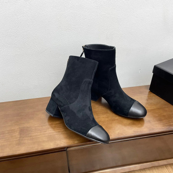 CC Ankle Boots 50mm Black Suede