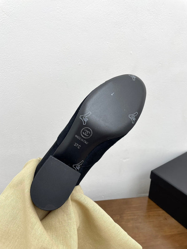 CC Ankle Boots 50mm Black Suede