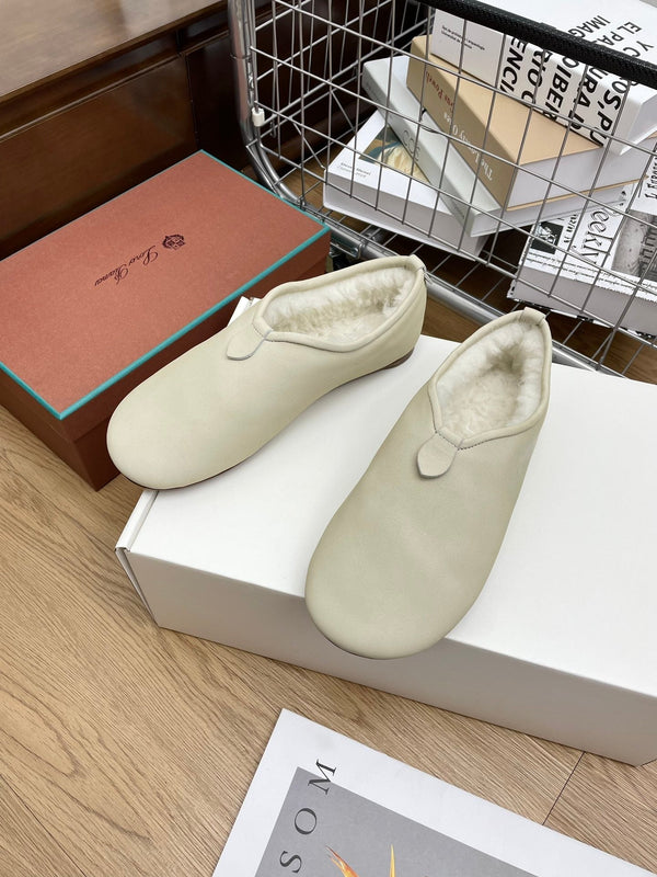 LP Cocooning Floaty Flat Fodera in pile di lana bianco avorio e pelle di agnello 989989