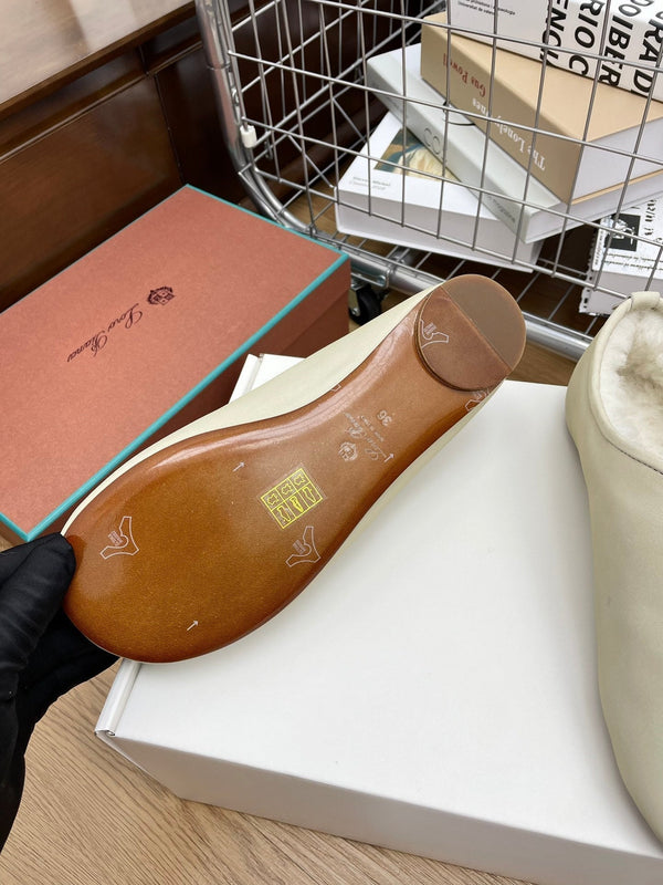 LP Cocooning Floaty Flat Fodera in pile di lana bianco avorio e pelle di agnello 989989