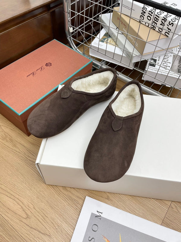 LP Cocooning Floaty Flat Earth Brown Fodera in pile di lana e pelle scamosciata 989993