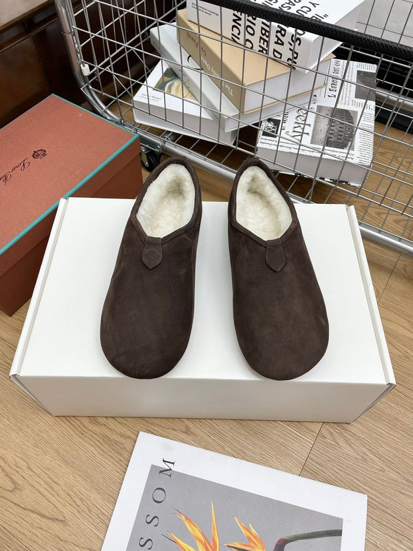 LP Cocooning Floaty Flat Earth Brown Fodera in pile di lana e pelle scamosciata 989993