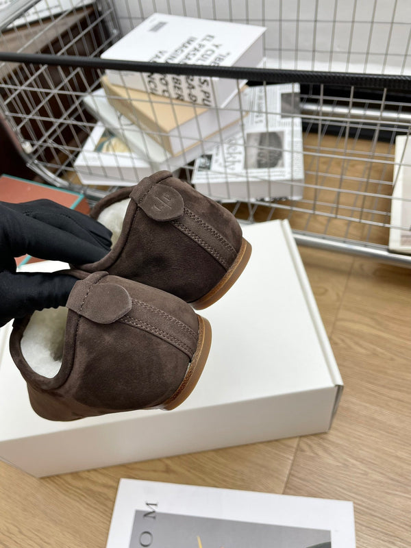 LP Cocooning Floaty Flat Earth Brown Fodera in pile di lana e pelle scamosciata 989993