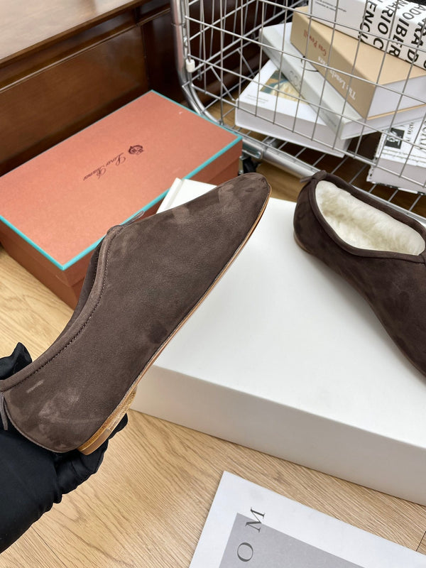 LP Cocooning Floaty Flat Earth Brown Fodera in pile di lana e pelle scamosciata 989993