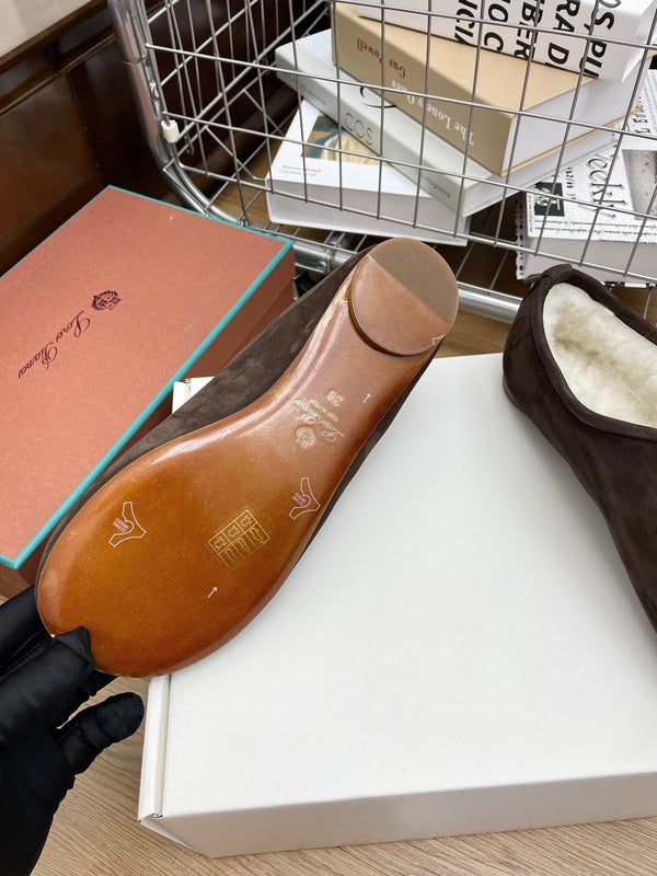 LP Cocooning Floaty Flat Earth Brown Fodera in pile di lana e pelle scamosciata 989993