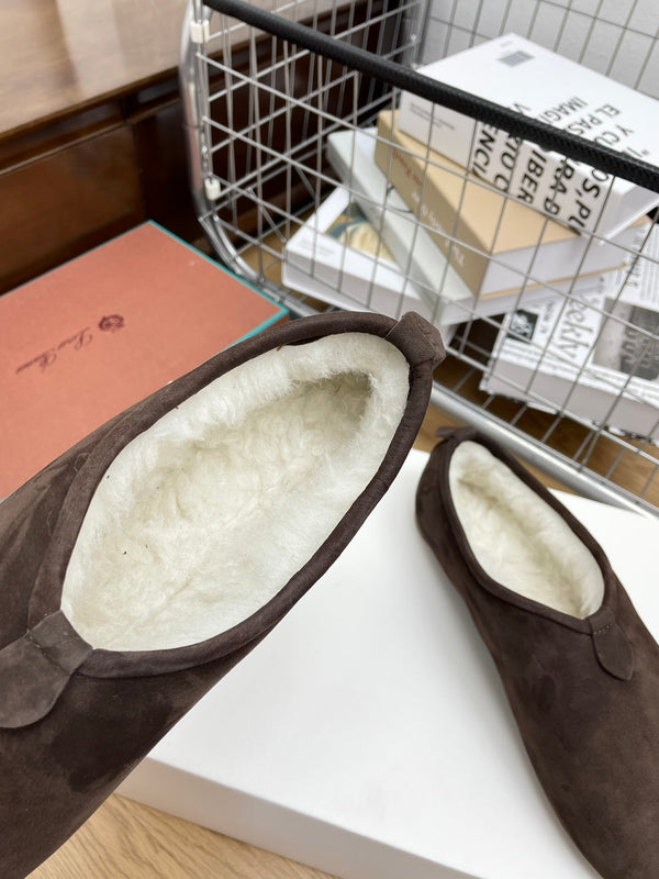 LP Cocooning Floaty Flat Earth Brown Fodera in pile di lana e pelle scamosciata 989993