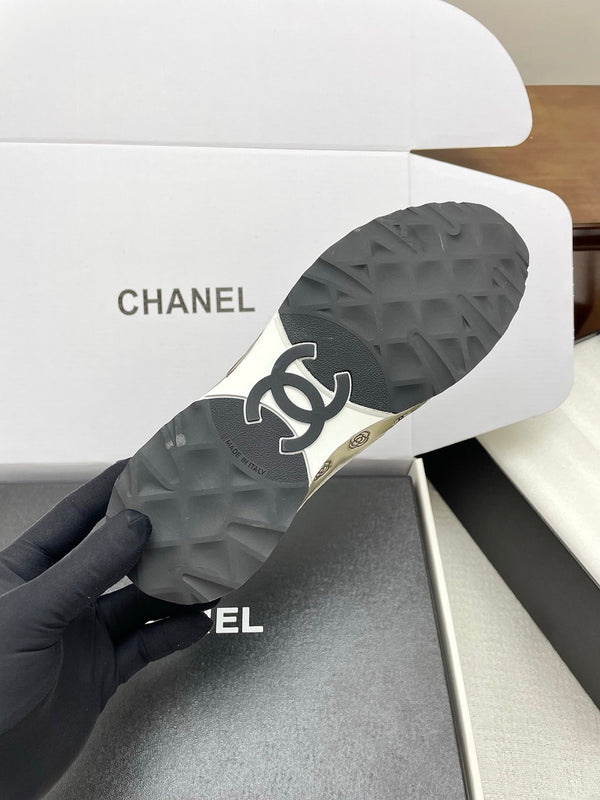 CC 25 Sneaker Gold Sheepskin Mesh 338281