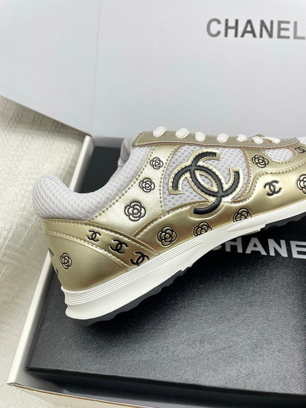 CC 25 Sneaker Gold Sheepskin Mesh 338281