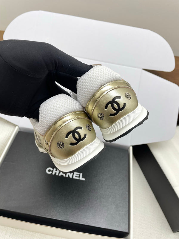 CC 25 Sneaker Gold Sheepskin Mesh 338281