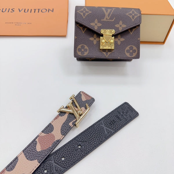 Lv Metis Belt Bag 30 Camo Pattern Brown Monogram