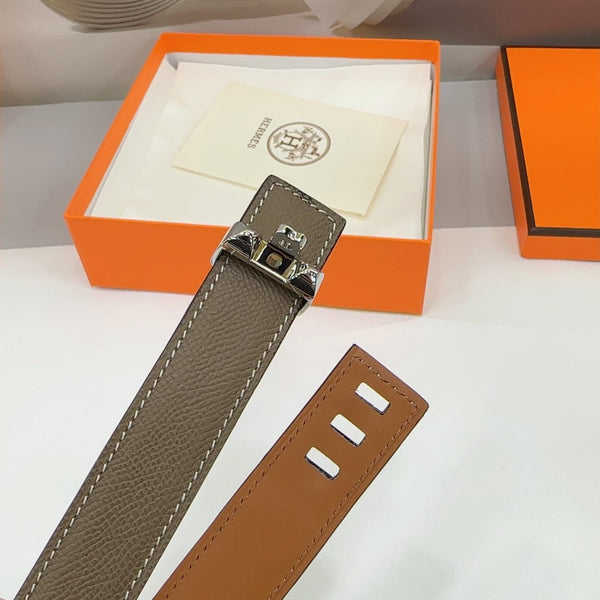 Collier De Chien Belt 30mm Etain Epsom Silver Buckle