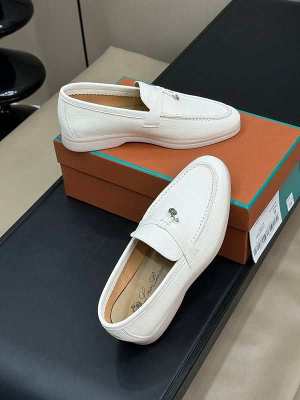 MOCASSINI LP SUMMER CHARMS WALK IN PELLE DI AGNELLO BIANCA