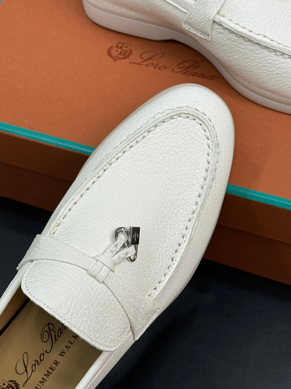 MOCASSINI LP SUMMER CHARMS WALK IN PELLE DI AGNELLO BIANCA