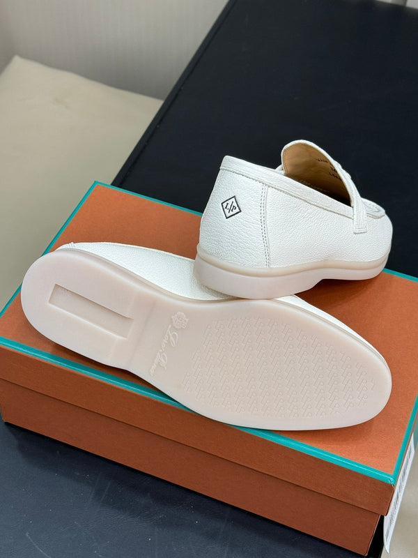 MOCASSINI LP SUMMER CHARMS WALK IN PELLE DI AGNELLO BIANCA