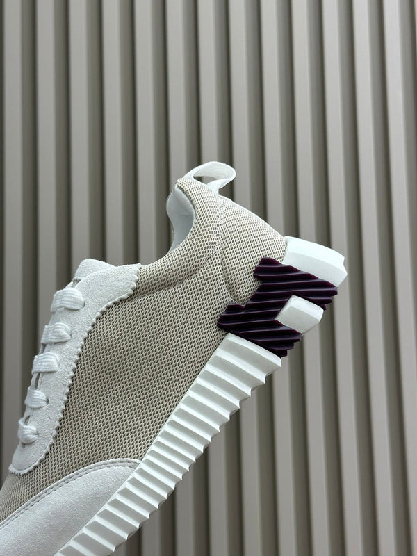 BOUNCING SNEAKERS BRIGHT GRAY CALFSKIN