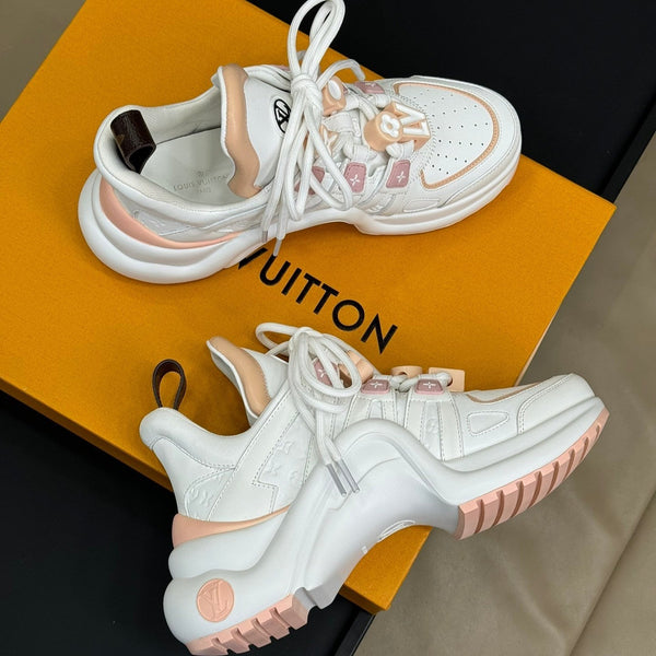 LV Archlight Sneaker White Mix Nude Calfskin