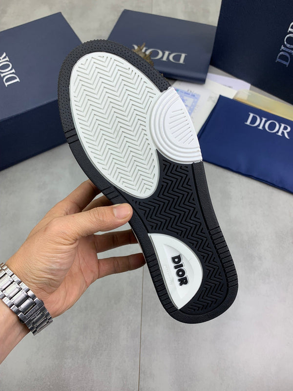 CD HOMME SNEAKERS BLACK CALFSKIN