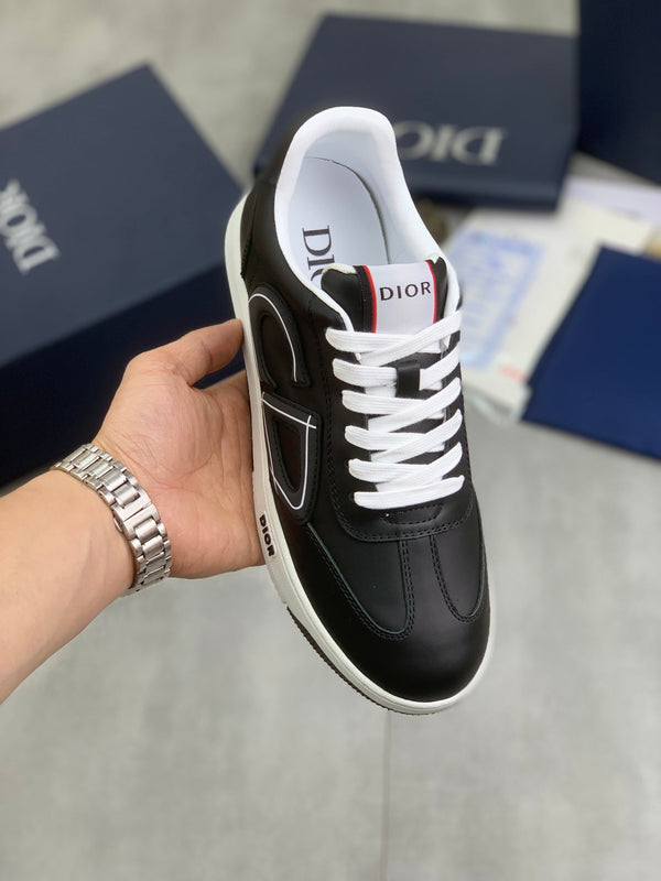 CD HOMME SNEAKERS BLACK CALFSKIN