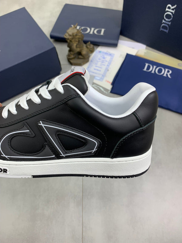 CD HOMME SNEAKERS BLACK CALFSKIN