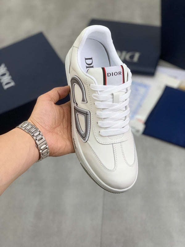 CD HOMME SNEAKERS WHITE CALFSKIN